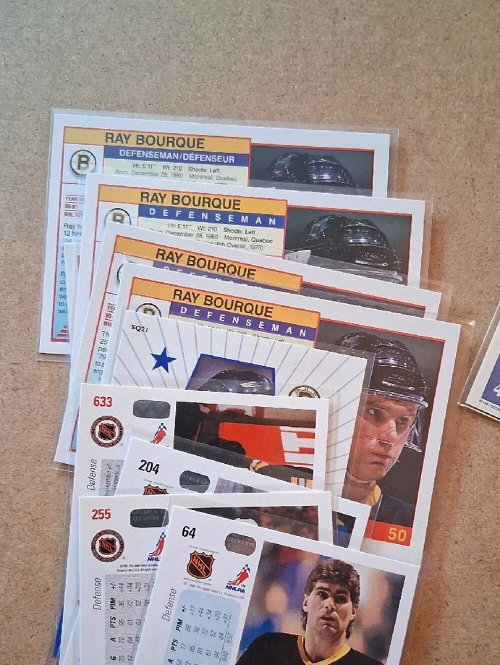 Ray Bourque Hockey Card Collection - Boston Bruins - Black & Gold - Picture 4 of 14
